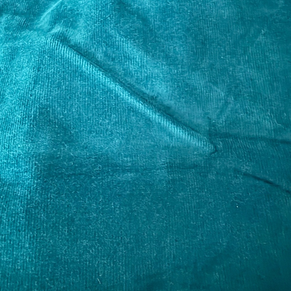 NWOT Corduroy St John’s Bay straight-leg ladies pants Sz 12 teal blue turquoise - Picture 2 of 8